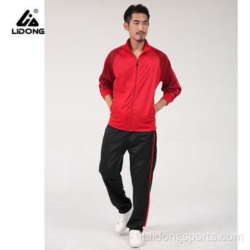 Nuovo design Sportswear Custom Men che jogging di tuta per tuta per la tuta